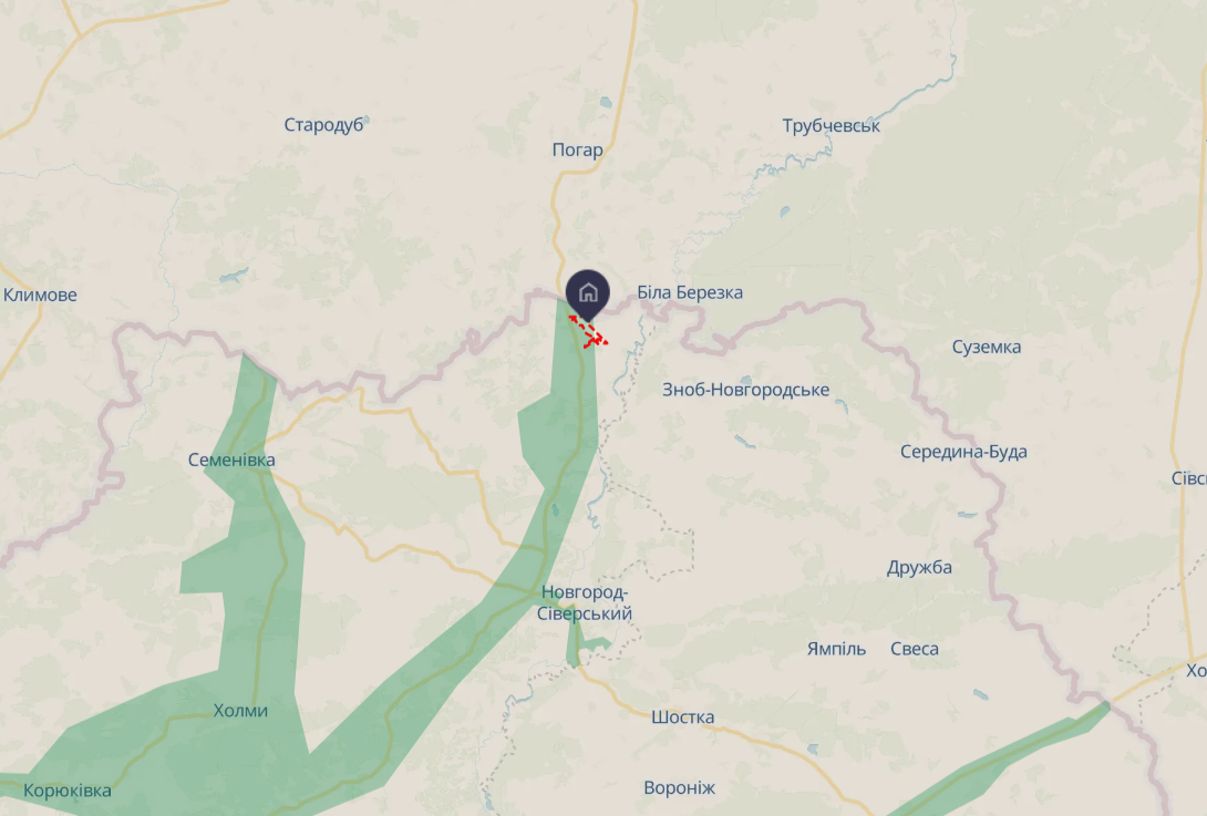 ЗСУ знищили російський триколор на кордоні з Чернігівською областю (відео)